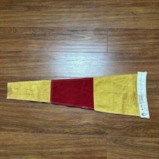 Vintage Cotton Linen Bulldog Dettra Flag Signal Boat Nautical Flag Size 0