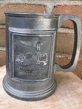 Vintage 1960s Halliburton PEWTER Tankard Mug Beer Stein HT-400 Cement truck pump