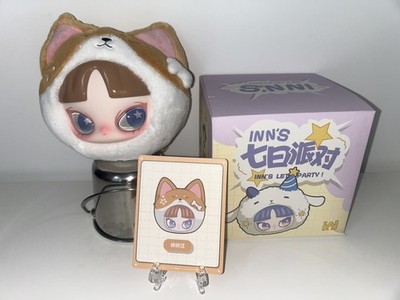Inn s  Let s Party  Plush Corgi Zipper Bag, New, Gorgeous Art Design, no box