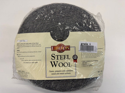 1kg HOCHWERTIGE STAHLDRAHTWOLLE GRADE 4 EXTRA GROB LIBERON PREMIUM