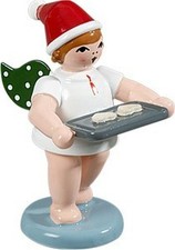 Baker Angel Christmas With Baking Sheet Without Crown Height Approx 2 3/8in New