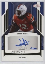 2024 SAGE HIT Low Series Auto Gold 19/100 Jahfari Harvey #A-JH Auto 0hw3