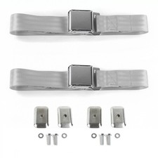Amc Amx 1967 - 1974 Airplane 2pt Gg Belt Kit Wbrackets-2 Belts Amc Amx 1967 - 1974 Airplane 2pt Gg Belt Kit Wbrackets-2 Belts