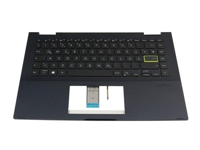 ASUS HQ207D060200 keyboard incl. top case German black/black with ~D~