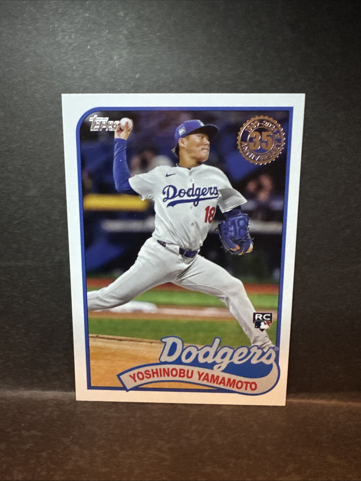Yoshinobu Yamamoto 2024 Topps Update 1989 Los Angeles Dodgers #89US-29