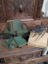 Your Choice Little Leather Luxart Library Books 1920's REDCROFT EDITION 