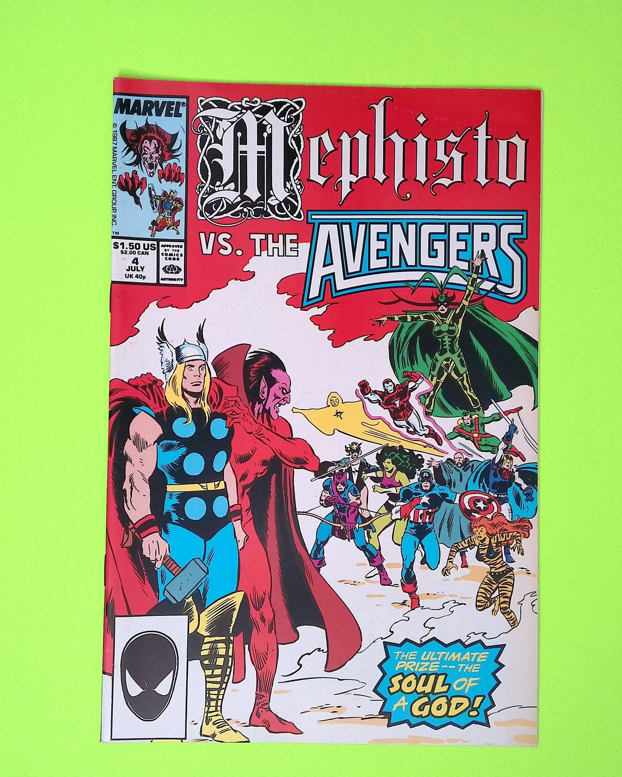 Mephisto vs... #4 1987 Marvel Comics 1st App 8.0 Comic Book X75-103