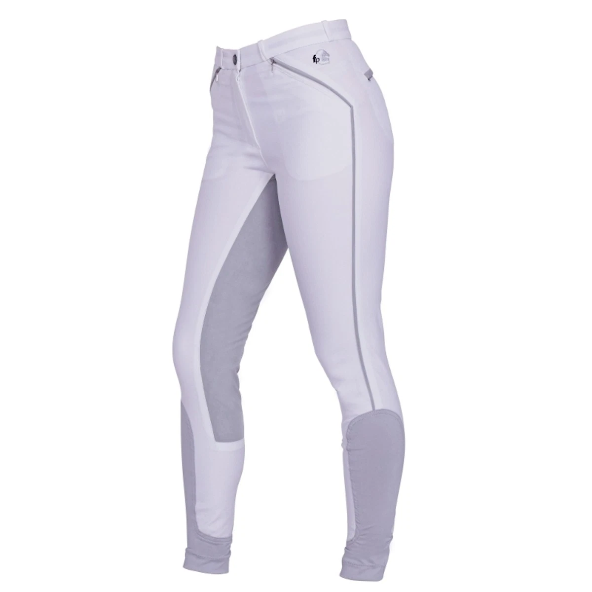 Fairplay Damenreithose Turnier Jessica Comfy Tech white-grey 36