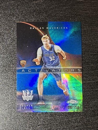 Cooper Flagg [Blue Refractor] #AC-11 2025 Topps Chrome Activators card