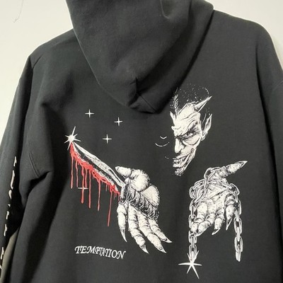 Harms Way Temptation Hoodie Mens Medium Hardcore Punk | eBay