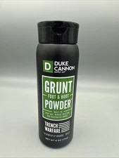 Duke Cannon Grunt Foot & Boot Powder 6 oz Discontinued Menthol Trench Warfare