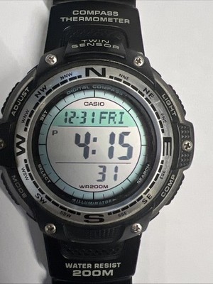 Casio SGW-100 Kompass Twin Sensor Taucher-/Sportuhr