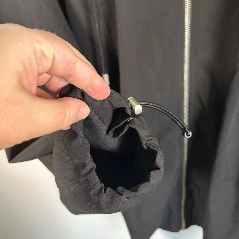 Chaqueta ligera negra con cremallera Lane Bryant para mujer talla grande 26/28 Foto 4 de 4