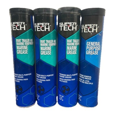 Super Tech Marine Grease Premium Multi Purpose Boat Trailer Equipment 4 Pack