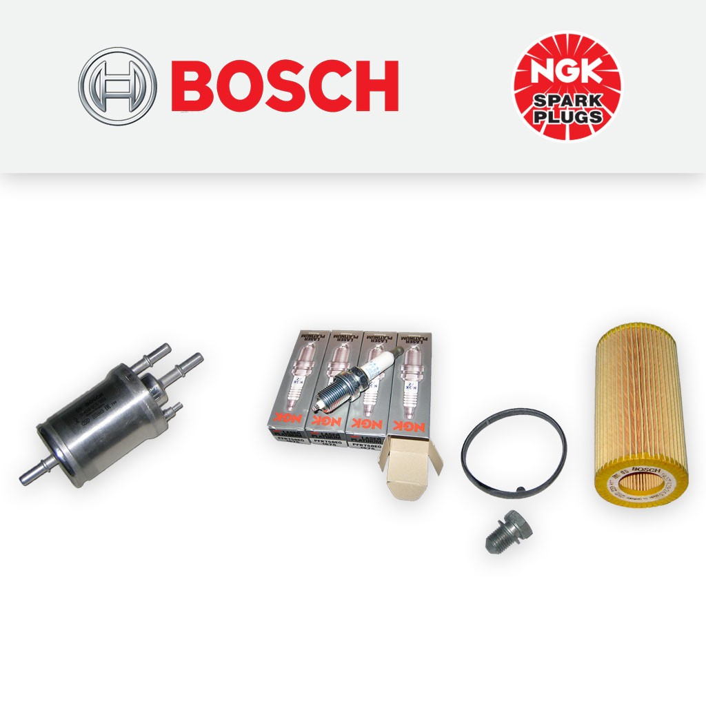 SERVICE KIT for AUDI TT (8J) TTS QUATTRO OIL FUEL FILTER SPARK PLUGS (2008-2014)