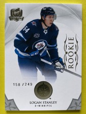 The Cup 🏒 Logan STANLEY ROOKIE UD Base Card 2020-21 RC Winnipeg JETS /249!