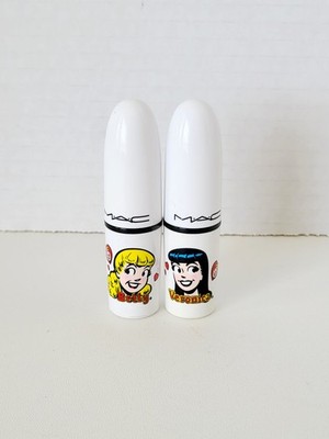 MAC Archie's Girls Lipsticks Set Ronnie Red & Betty Bright Read