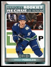 2021-22 Upper Deck #619 Vasily Podkolzin 2021-22 O-Pee-Chee Update