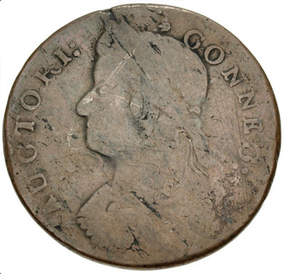 United States, Connecticut Copper, dated 1787 Articles of Confederation Era Coin