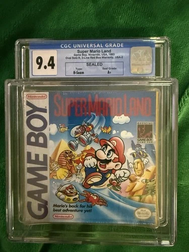 Super Mario Land Gameboy- SEALED In Original Packaging 9.4 CGC