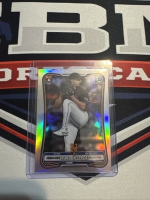 2026 Bowman Chrome Red Rookie Refractor BRANDON SPROAT SP Mets