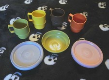 Vintage Tupperware mini cups  bowls lot doll 70 - 80's set Lot Collectible MCM