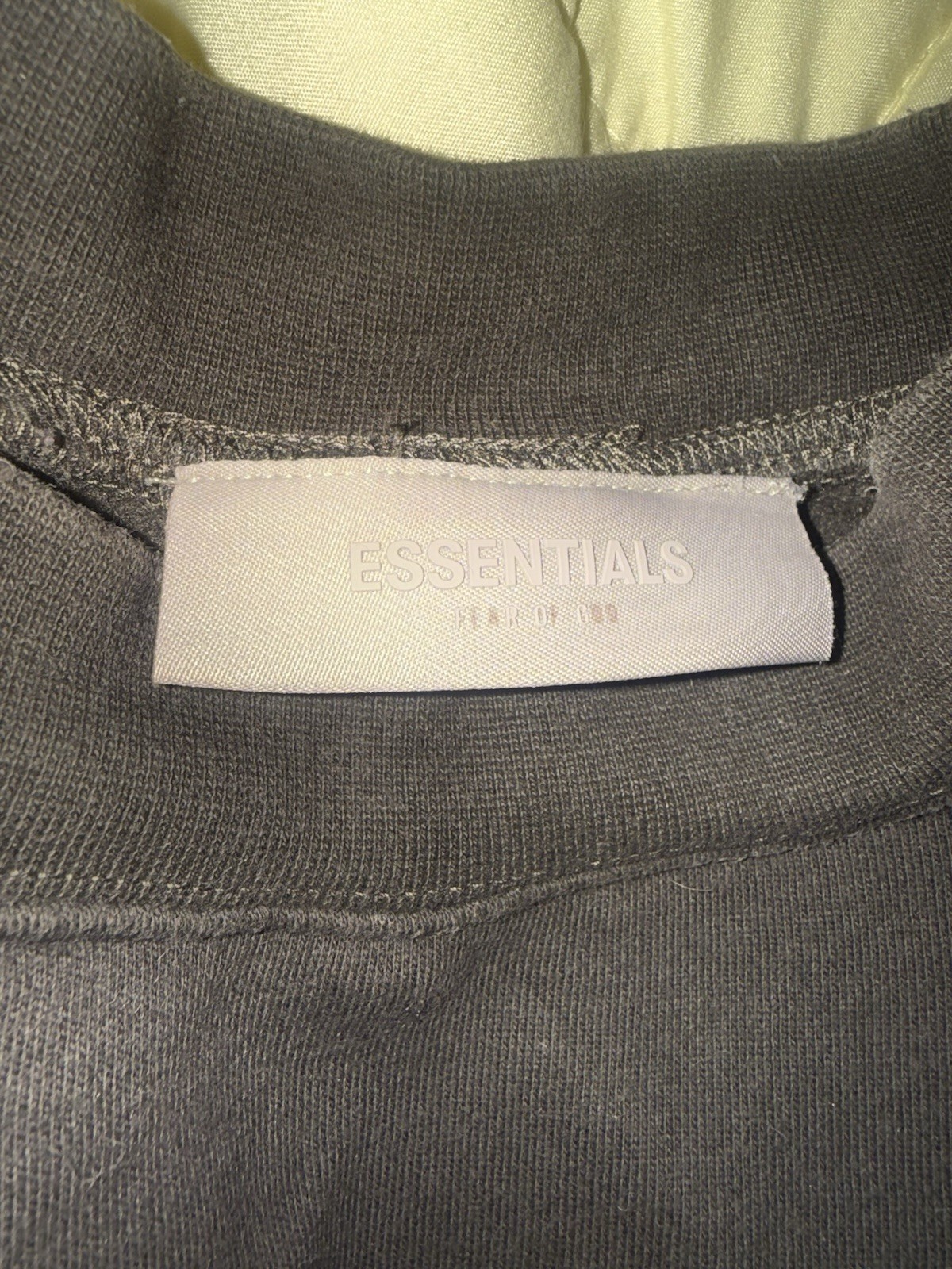 Essentials Brown Basic Pullover Sweatshirt | Size… - image 2