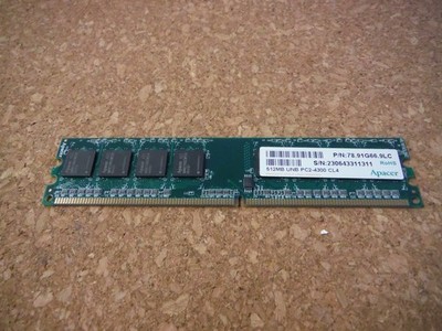 APACER 512MB UNB PC2-4300 MEMORY