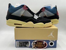 DS New Nike Air Jordan Retro 4 Union LA Off Noir 2020 Size 13 Authentic Black OG