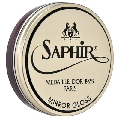 Saphir Noir Mirror Gloss Schuhcreme Burgund Hochglanzwachs Carnauba Japan