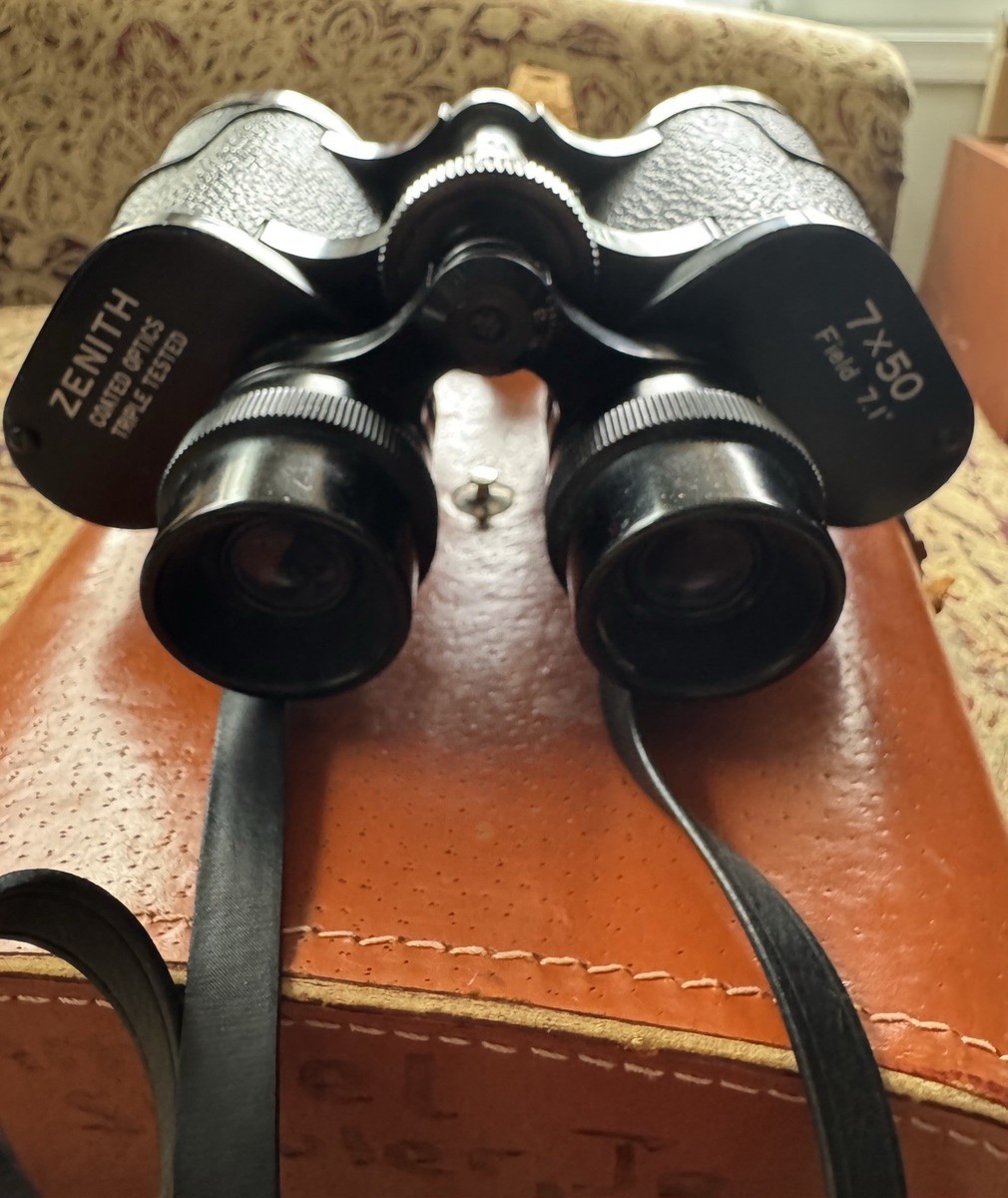 Vintage Zenith 7x50 Binoculars Coated Optics Triple Tested w