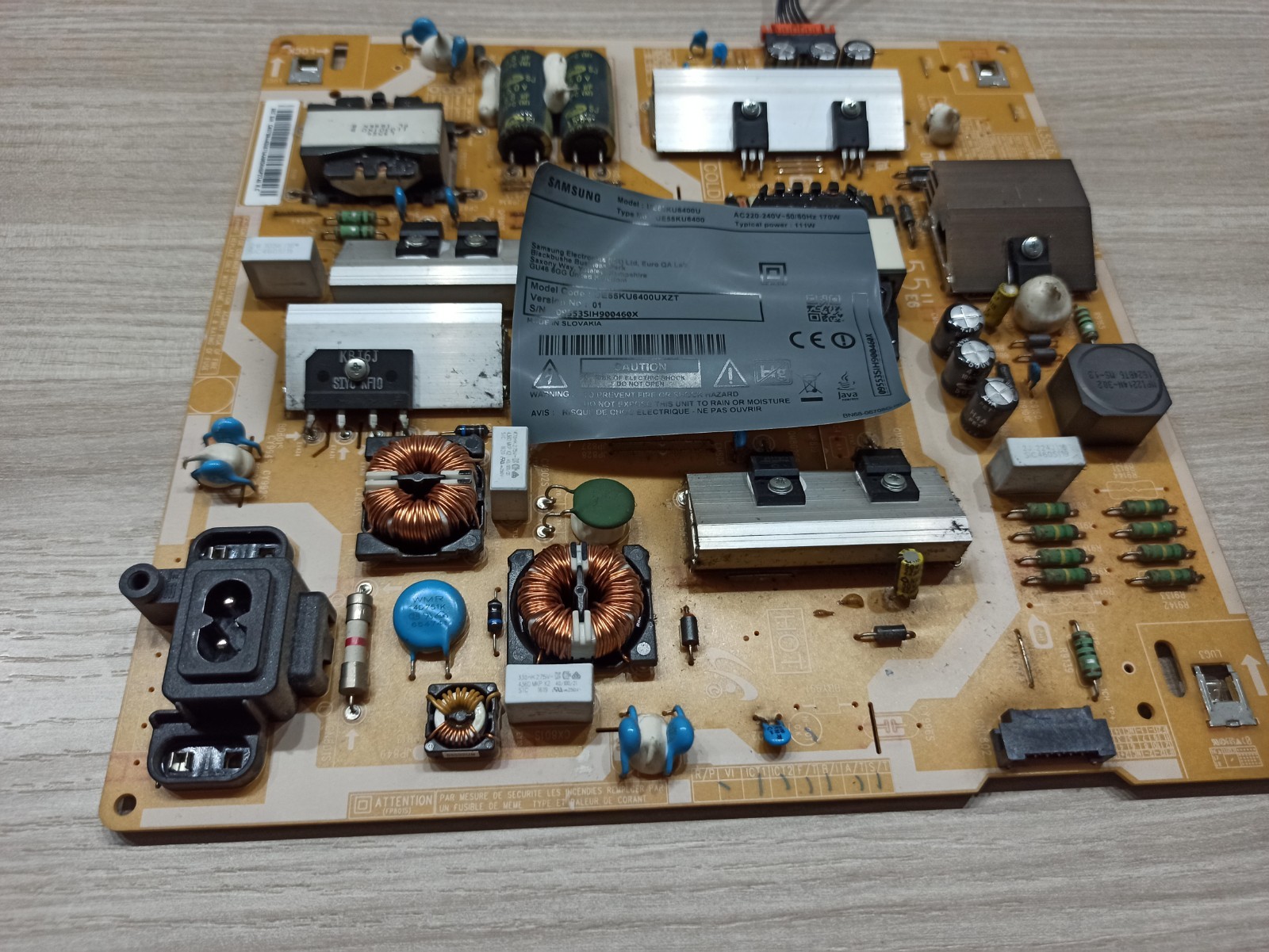 Scheda Alimentazione Tv Samsung UE55KU6400U