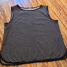 Max Studio London Geometric Tank Top Women s ...