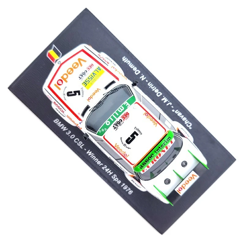 BMW 3.0 CSL #5 1976 vincitori 24 ore Spa-Francorchamps - 1/43 Spark Models - Immagine 3 di 3