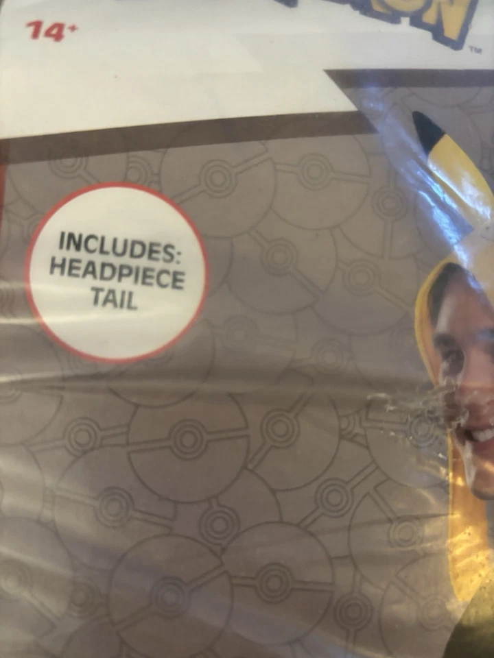 Nuevo Paquete Adulto Pokemon Pikachu Disfraz Kit de Accesorios Tocado y Cola ¡Envío Rápido! Foto 3 de 4