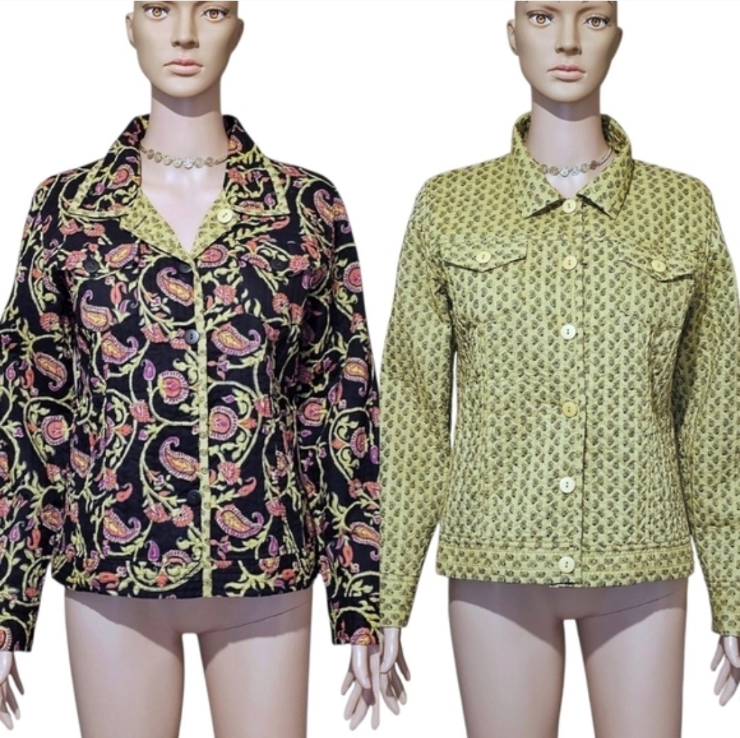 Reversible Quilted Jacket - Small - image 1