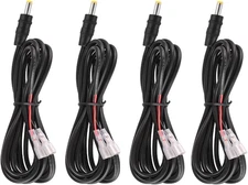 4 Pcs Trail Camera Power Cord4.0X1.7Mm DC External Power Cable4.0X1.7Mm DC Plu