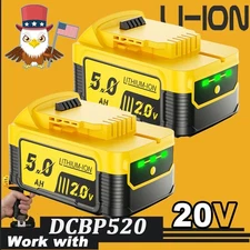 2Pack for DeWalt DCBP520-2 20V Max 5 Ah Lithium-Ion Compact Battery DCBP520 NEW