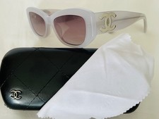 NEW CHANEL 5493 CLEAR GREY LADIES SUNGLSSSES.ITALY.
