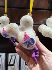 Disney Parks Arribas Brothers Disneyland 70th Anniversary Balloon Ornament New