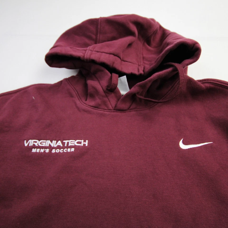 Virginia Tech Hokies Nike Sweatshirt Men's Maroon Used - Image 4 of 4