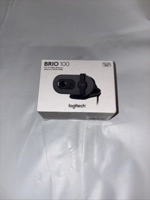 Logitech - Brio 100 1080p Full HD Webcam for Meetings & Streaming - Graphite