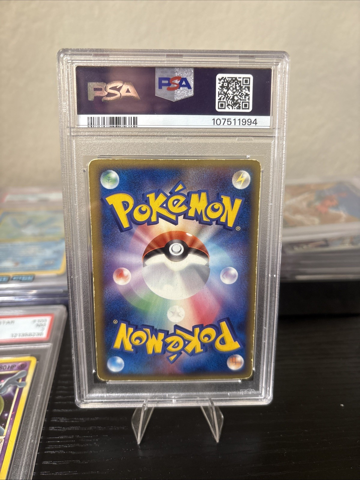 Gold Star Mewtwo PSA 3 Japanese 2005 Pokemon 002/002  Vintage Holon Phantoms view 5