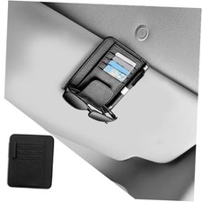 Car Sun Visor Organizer, Small Auto Visor Organizer and Storage, Auto Black