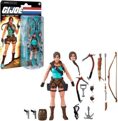 G.I. Joe x Tomb Raider - Classified Series: Retro Cardback - Lara Croft PRESALE