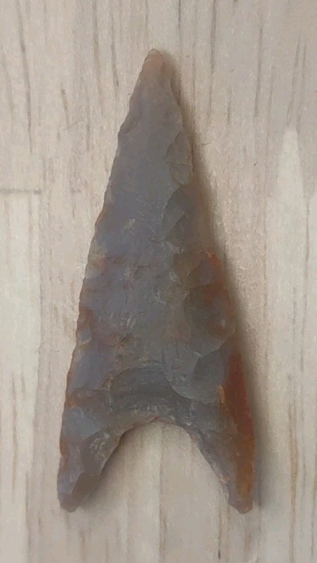 Neolithic Period Arrowhead Sahara Desert Africa Deep Concave Base 1 3/8 Inch 