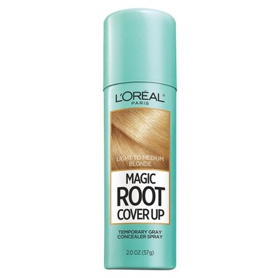 Magic Root Cover Up Gray Concealer Spray Light to Medium Blonde 2 oz.(Packagi...