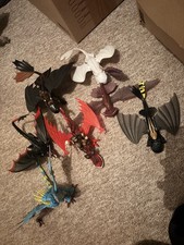 How to Train Your Dragon Bundle Lightfury, Toothless, Stormfly Dragon Figures