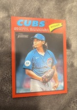 2026 Topps Heritage Shota Imanaga #202 *RED* MINT