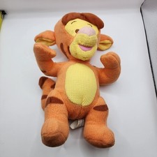 Tigger Plush Baby Rattle 6" 2001 Winnie Pooh Vintage -Smoke Free Home